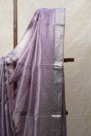 Purple Tissue Tussar Silk Saree - SRPTTSS415