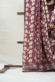 Maroon HBP Modal Silk Saree - SRMMSS405