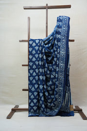 Indigo HBP Modal Silk Saree - SRIMSS400