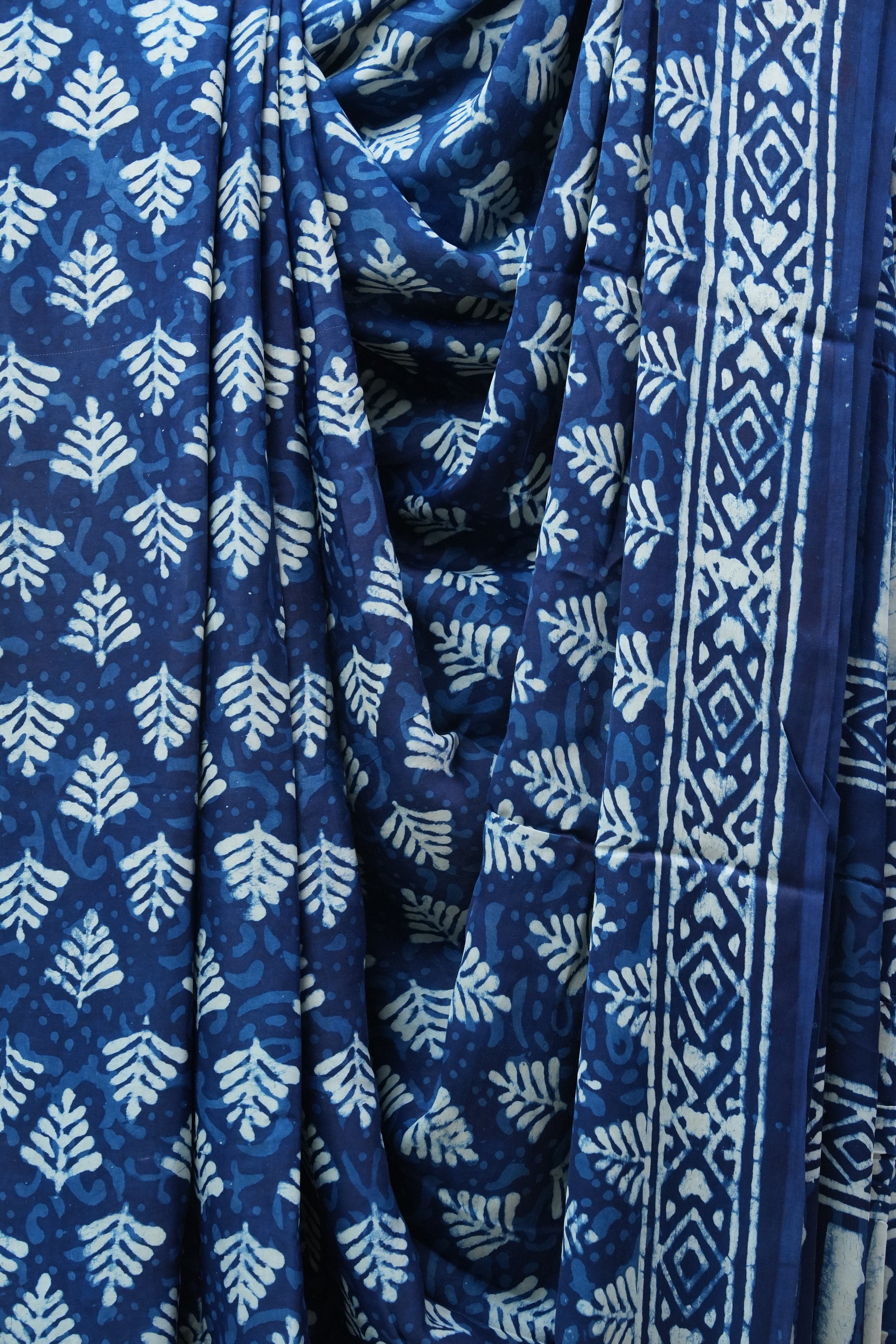 Indigo HBP Modal Silk Saree - SRIMSS400