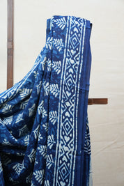 Indigo HBP Modal Silk Saree - SRIMSS400