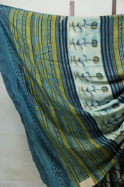 Black HBP Modal Silk Saree - SRBMSS401