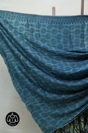 Black HBP Modal Silk Saree - SRBMSS401