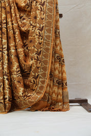 Cream HBP Modal Silk Saree - SRCMSS425