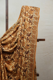 Cream HBP Modal Silk Saree - SRCMSS425