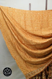 Cream HBP Modal Silk Saree - SRCMSS425