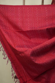 Maroon Raw Silk Ikat Saree - SRMRSIS1088