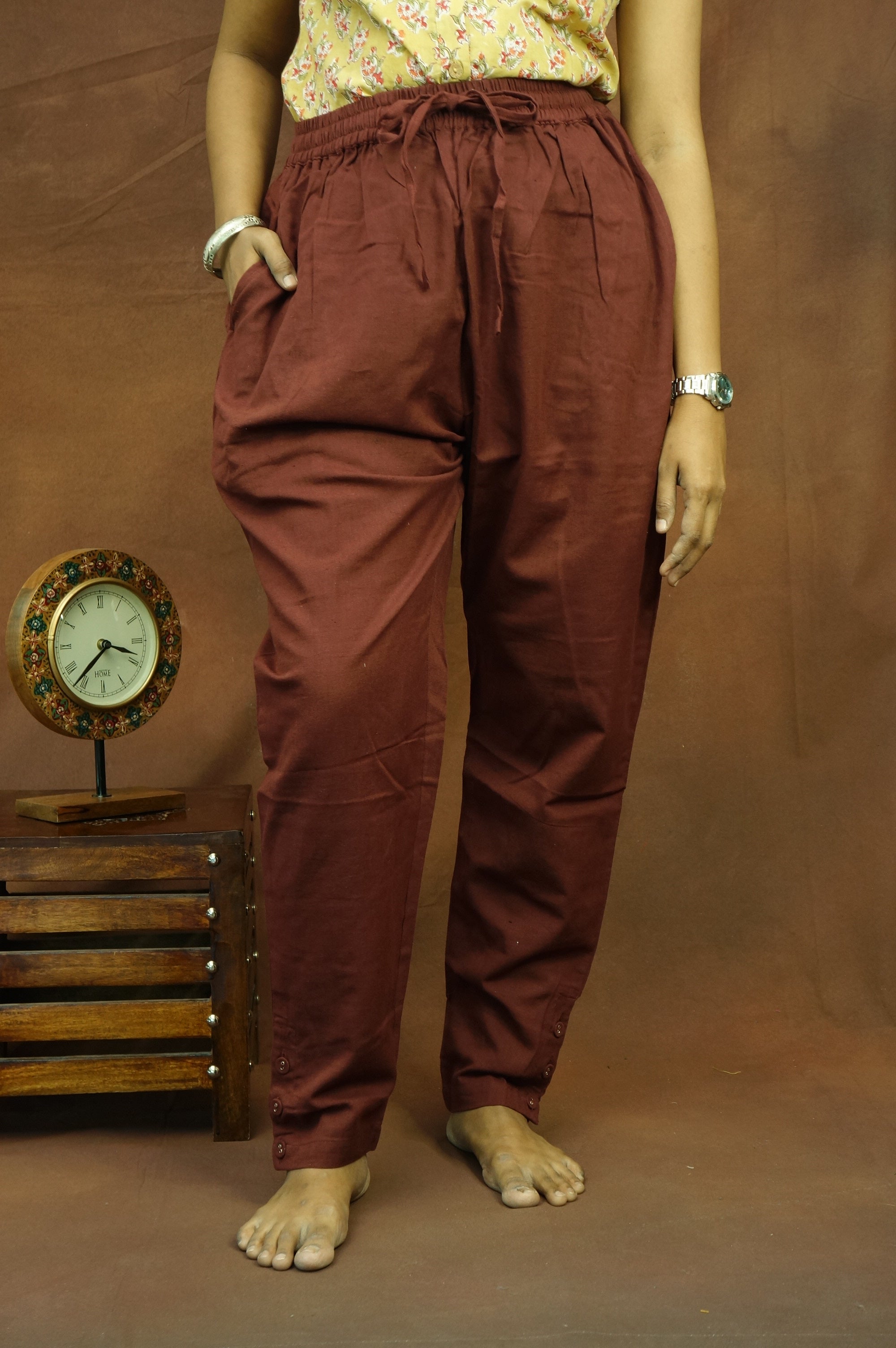 Solid Men Maroon Trouser, Straight Fit at Rs 140/piece in Ghaziabad | ID:  2849498104488