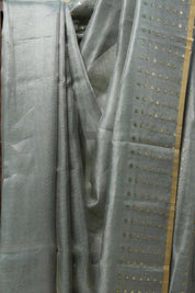 Green Tissue Tussar Silk Saree - SRGTTSS408