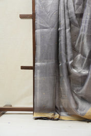 Blue Tissue Tussar Silk Saree - SRBTTSS439