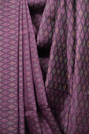 Lilac Raw Silk Ikat Saree - SRLRSIS1092