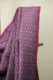 Lilac Raw Silk Ikat Saree - SRLRSIS1092