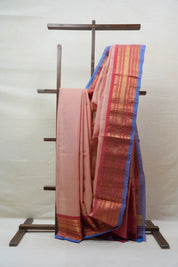 Pink Gadwal Cotton Silk Saree - SRPGCSS116