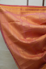 Yellow Gadwal Cotton Silk Saree - SRYGCSS117