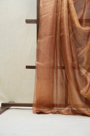 Pink Gold Tissue Tussar Silk Saree - SRPGTTSS430