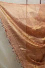 Pink Gold Tissue Tussar Silk Saree - SRPGTTSS430