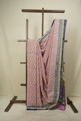 Pink HBP Cotton Saree - SRPCS3760