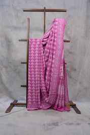 Pink HBP Cotton Saree - SRPCS2391