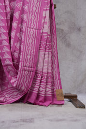 Pink HBP Cotton Saree - SRPCS2391