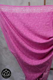 Pink HBP Cotton Saree - SRPCS2391