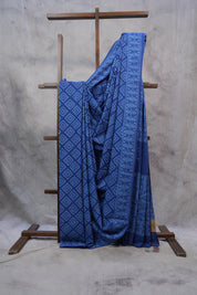 Blue HBP Cotton Saree - SRBCS2385