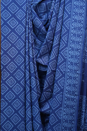Blue HBP Cotton Saree - SRBCS2385