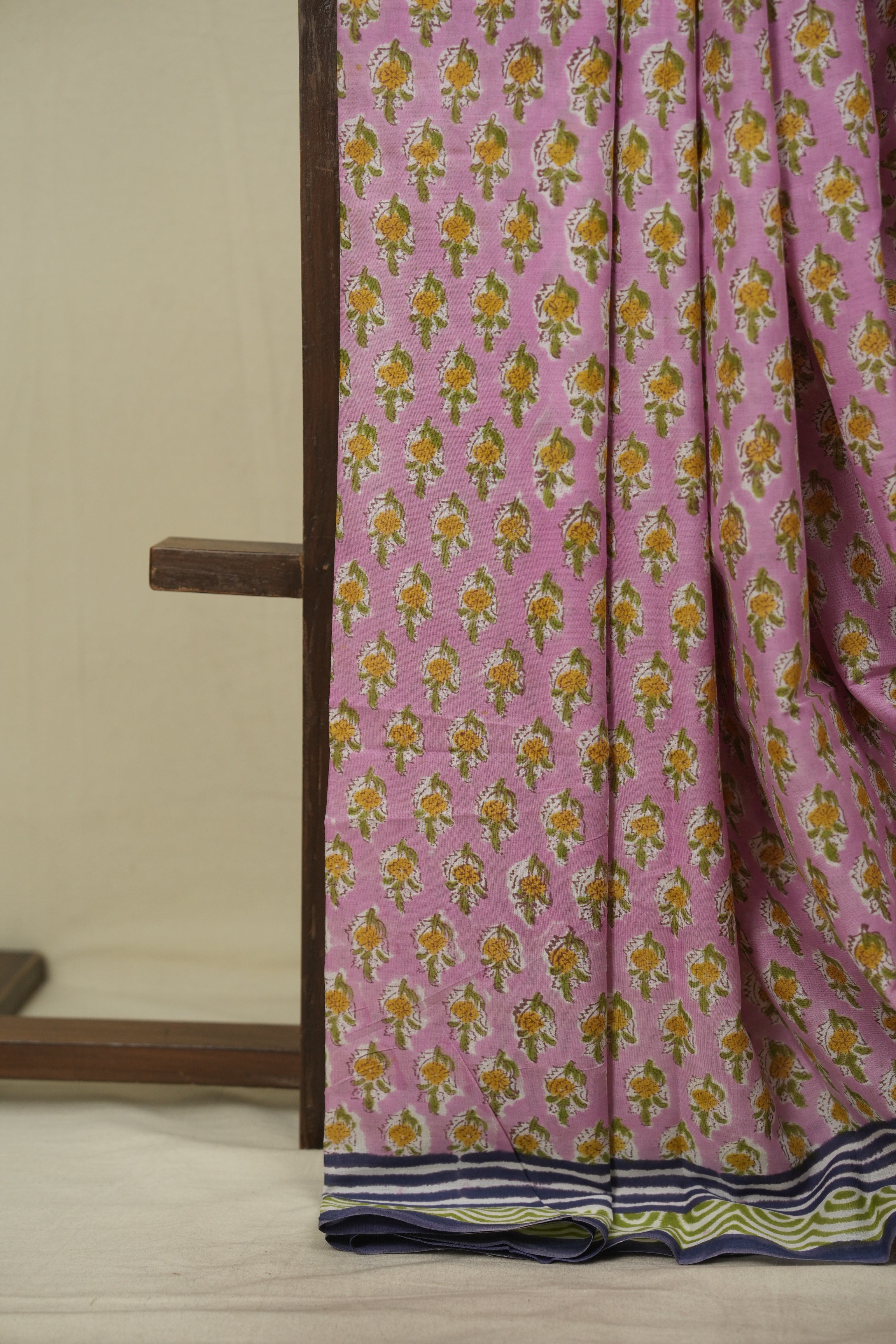 Pink HBP Cotton Saree - SRPCS3760