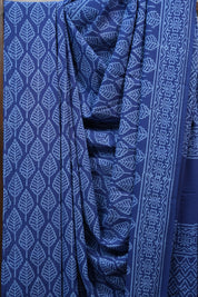 Blue HBP Cotton Saree - SRBCS2386