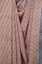 Pink HBP Cotton Saree - SRPCS3760