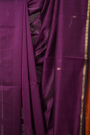 Purple  Maheshwari Saree - SRPMS819