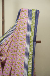 Pink HBP Cotton Saree - SRPCS3760