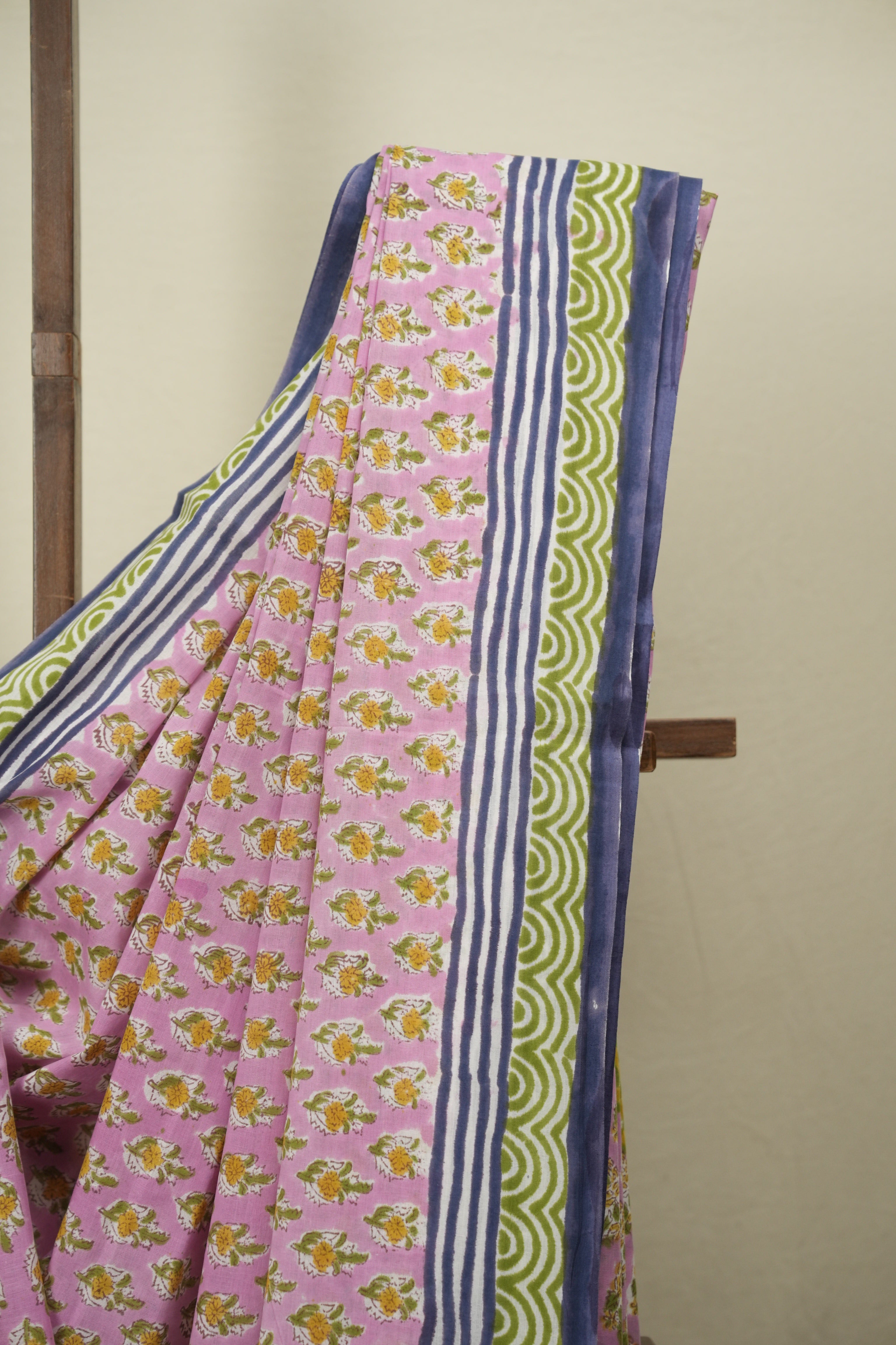 Pink HBP Cotton Saree - SRPCS3760