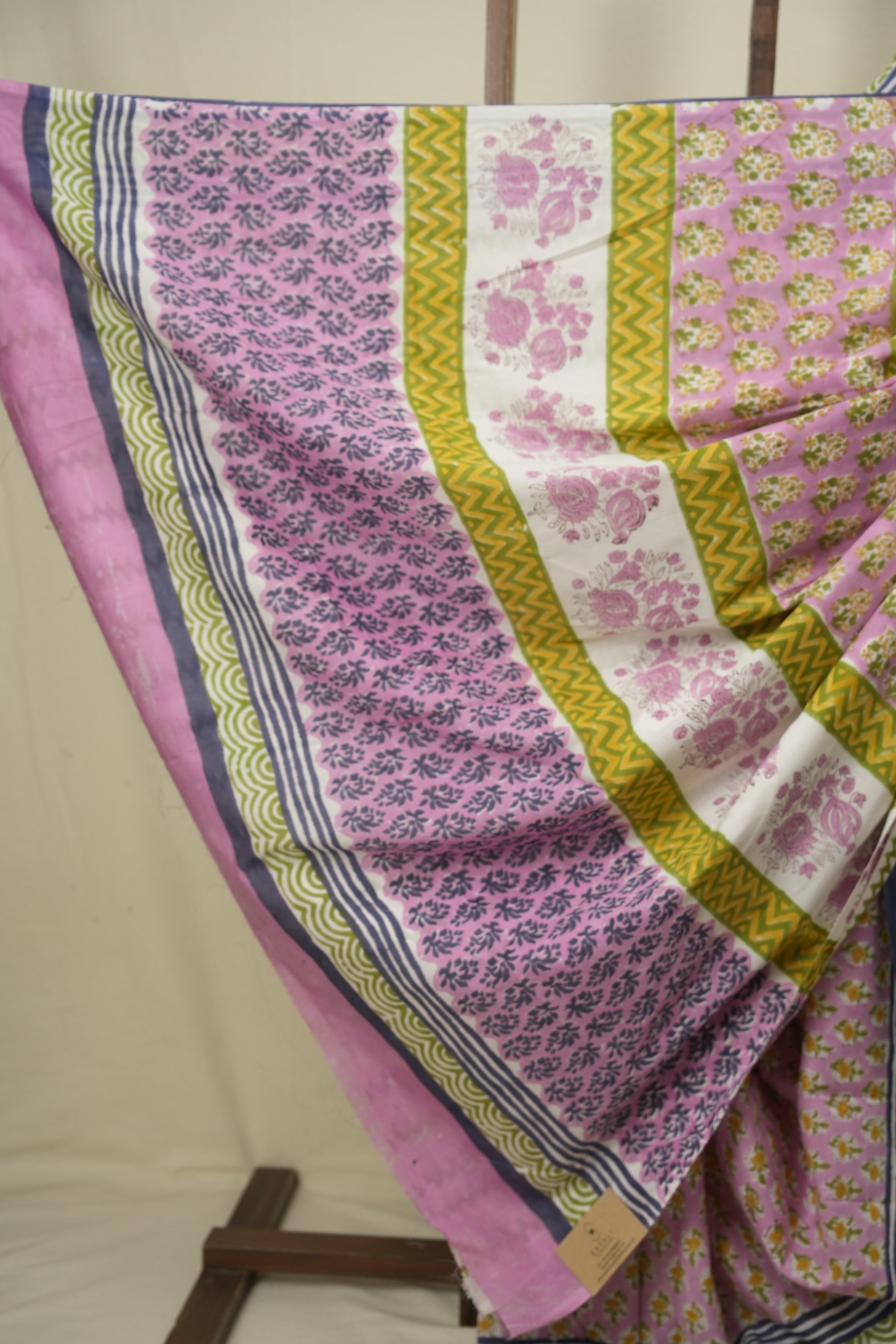 Pink HBP Cotton Saree - SRPCS3760