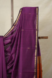 Purple  Maheshwari Saree - SRPMS819