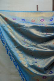 Cream Gadwal Silk Saree - SRCGSS495