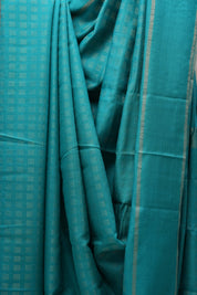 Dark Turquoise Tussar Silk Saree - SRDTTSS1516