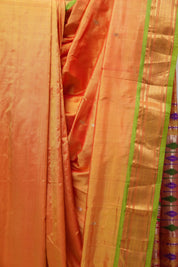 Orange Silk Paithani Saree - SROSPS668