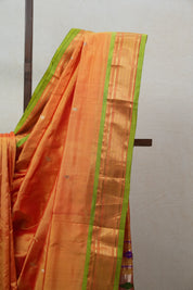 Orange Silk Paithani Saree - SROSPS668