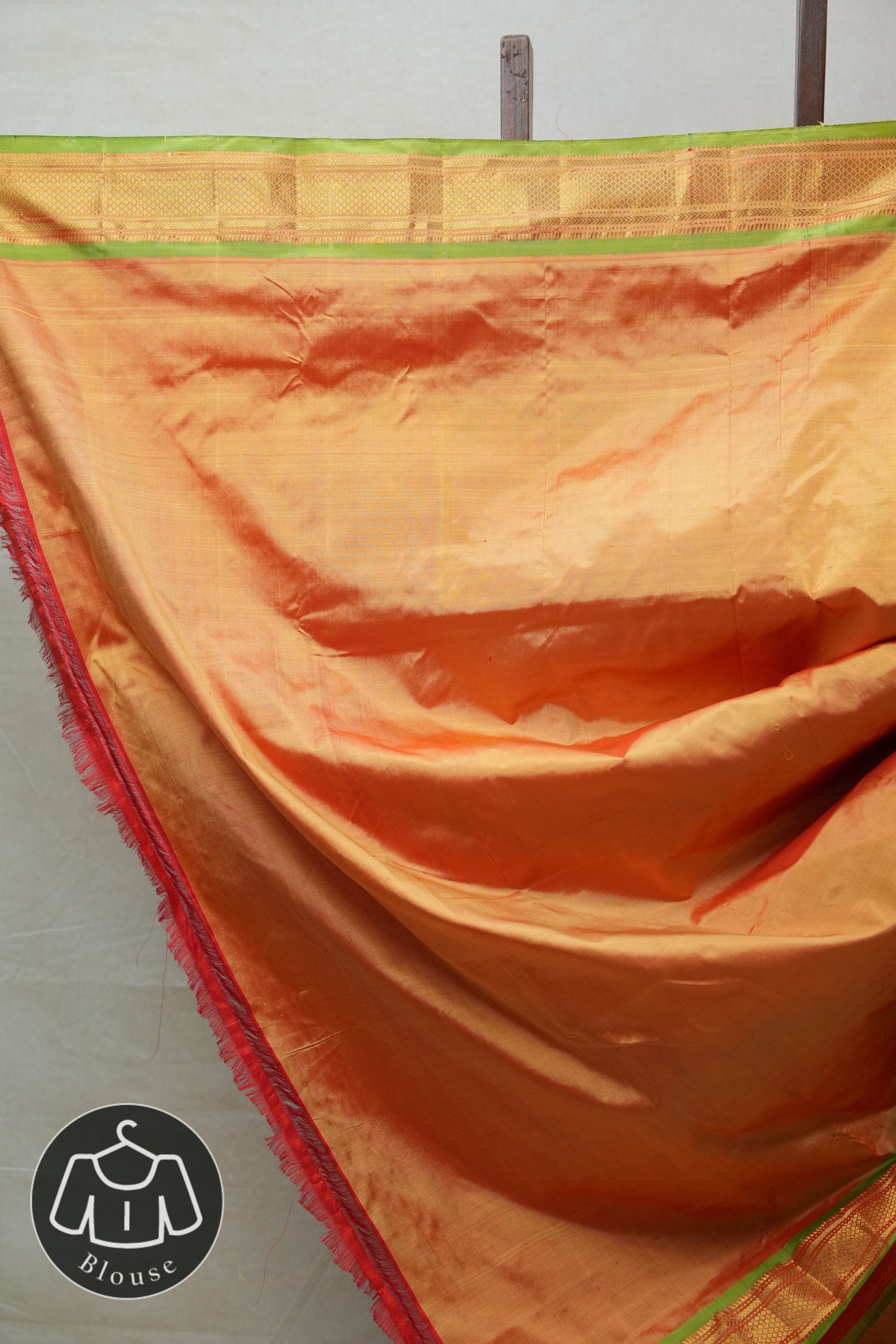 Orange Silk Paithani Saree - SROSPS668