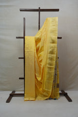 Yellow Silk Paithani Saree (DEFECT) - SRYSPS62- PI