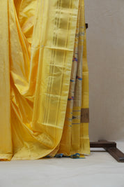Yellow Silk Paithani Saree - SRYSPS62- PI