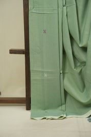 Pista Green Bengal Cotton Saree - SRPGBCS182