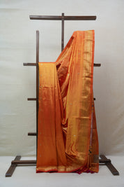 Orange Silk Paithani Saree - SROSPS671