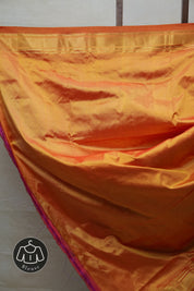 Orange Silk Paithani Saree - SROSPS671