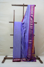 Lavender Silk Paithani Saree - SRLSPS677