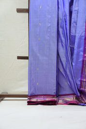 Lavender Silk Paithani Saree - SRLSPS677