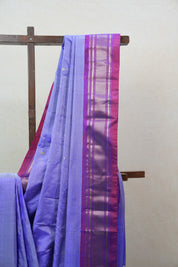 Lavender Silk Paithani Saree - SRLSPS677