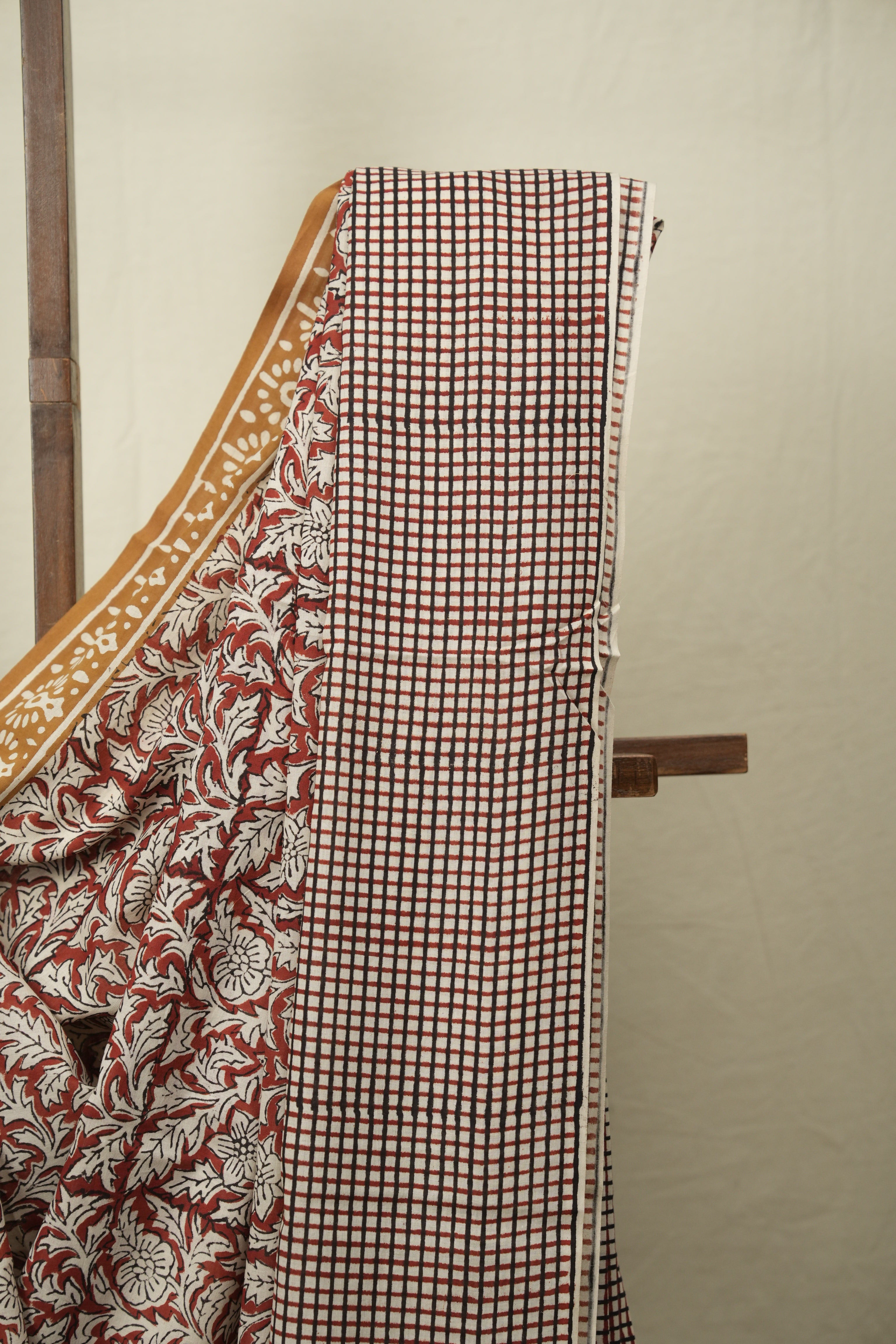 Maroon HBP Cotton Saree - SRMCS3585