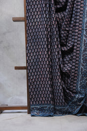 Black HBP Cotton Saree - SRBCS2426