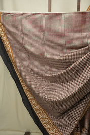 Maroon HBP Cotton Saree - SRMCS3585